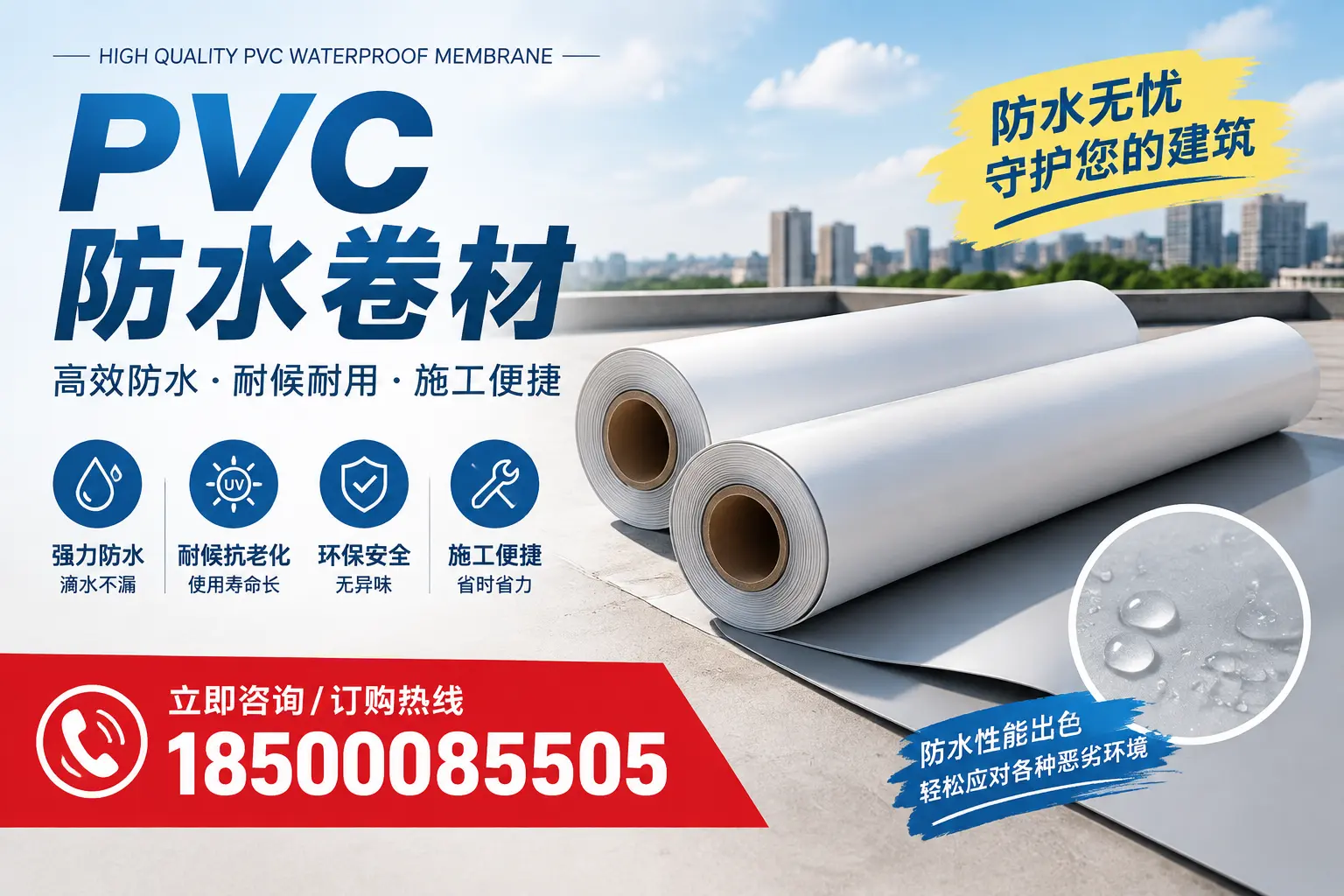 如何正确储存PVC防水卷材?武威用户的实用建议
