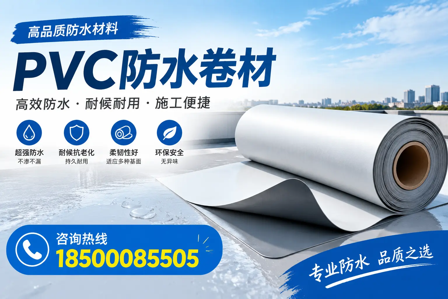 如何在武威选择合适的pvc防水卷材