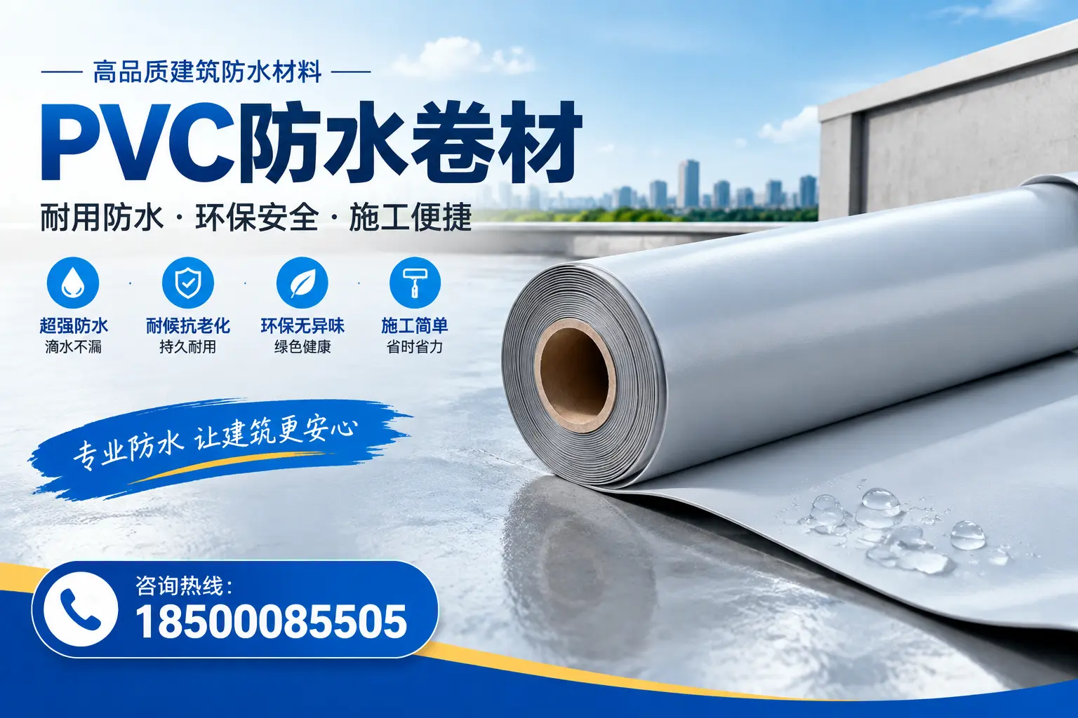 PVC防水卷材选型对比：如何做出明智选择？武威指南
