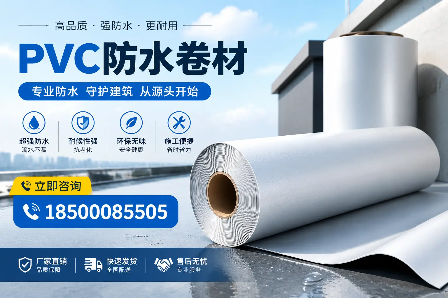 如何评估PVC防水卷材的性价比？武威消费者必看